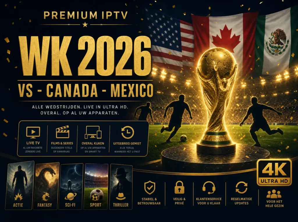 Strong 4K Nederland op Smart TV: premium IPTV-dienst in 4K-kwaliteit